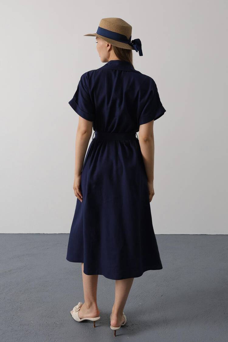 Casual Elegant Modest Formal Shirt Dress