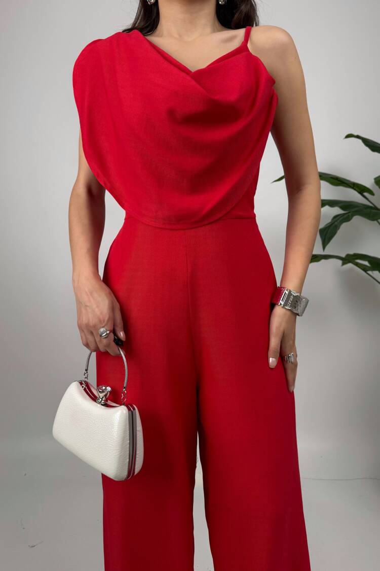 ElegantSleeveless Slip Dress With Cowl Neck