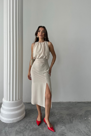 Elegant Sheath Dress - Brand: Ello - Women's Clothing Wholesale - Globality Store