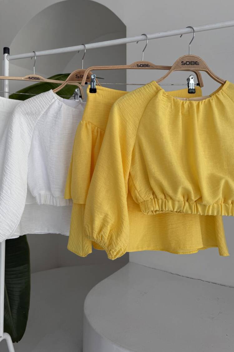 Layered Mini Skirt Set