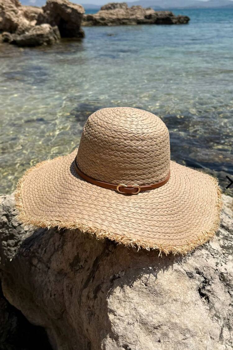 Beige Casual Boho Elegant Vintage Retro Hat - Brand: Axesoire - Women's Clothing Wholesale - Globality Store