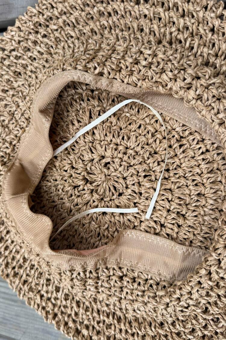 Brown Ethnic Casual Boho Hat For Summer Beach