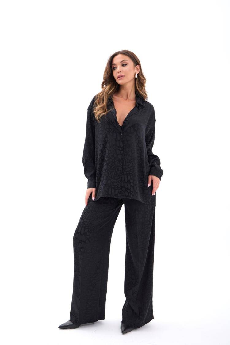 Animal Print Oversized Fit Set - Brand: Fame - Women's Clothing Wholesale - Globality Store