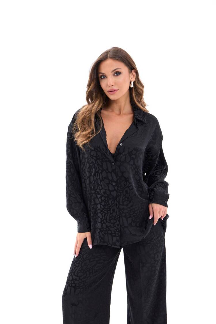 Animal Print Oversized Fit Set