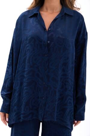 NavyOversized Fit Palazzo Set - Brand: Fame - Women's Clothing Wholesale - Globality Store