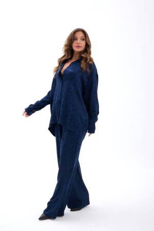 NavyOversized Fit Palazzo Set - Brand: Fame - Women's Clothing Wholesale - Globality Store