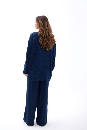 NavyOversized Fit Palazzo Set - Brand: Fame - Women's Clothing Wholesale - Globality Store