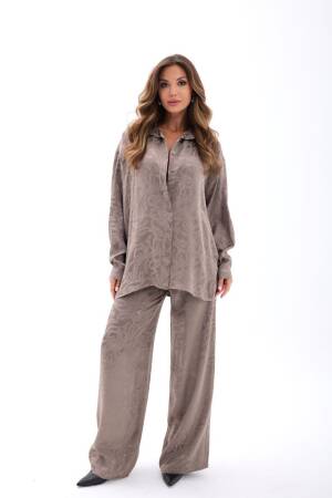 Beige Casual Elegant Formal Set - Brand: Fame - Women's Clothing Wholesale - Globality Store