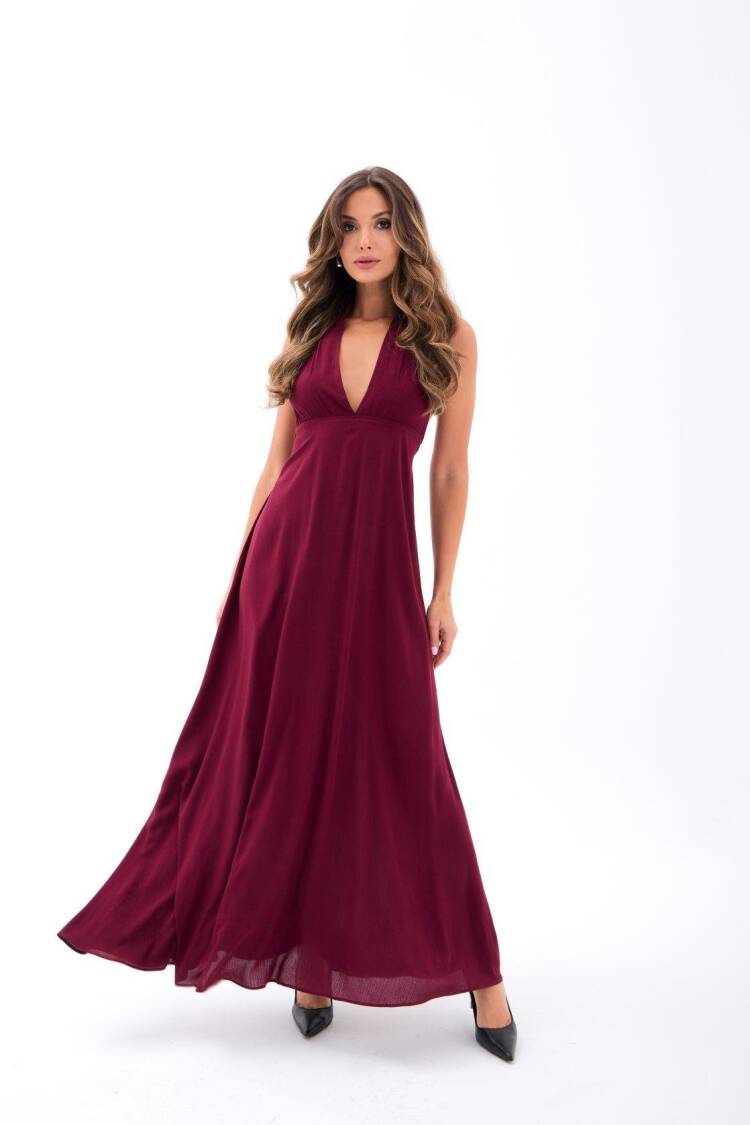Elegant Backless Dress - Brand: Fame - Women's Clothing Wholesale - Globality Store