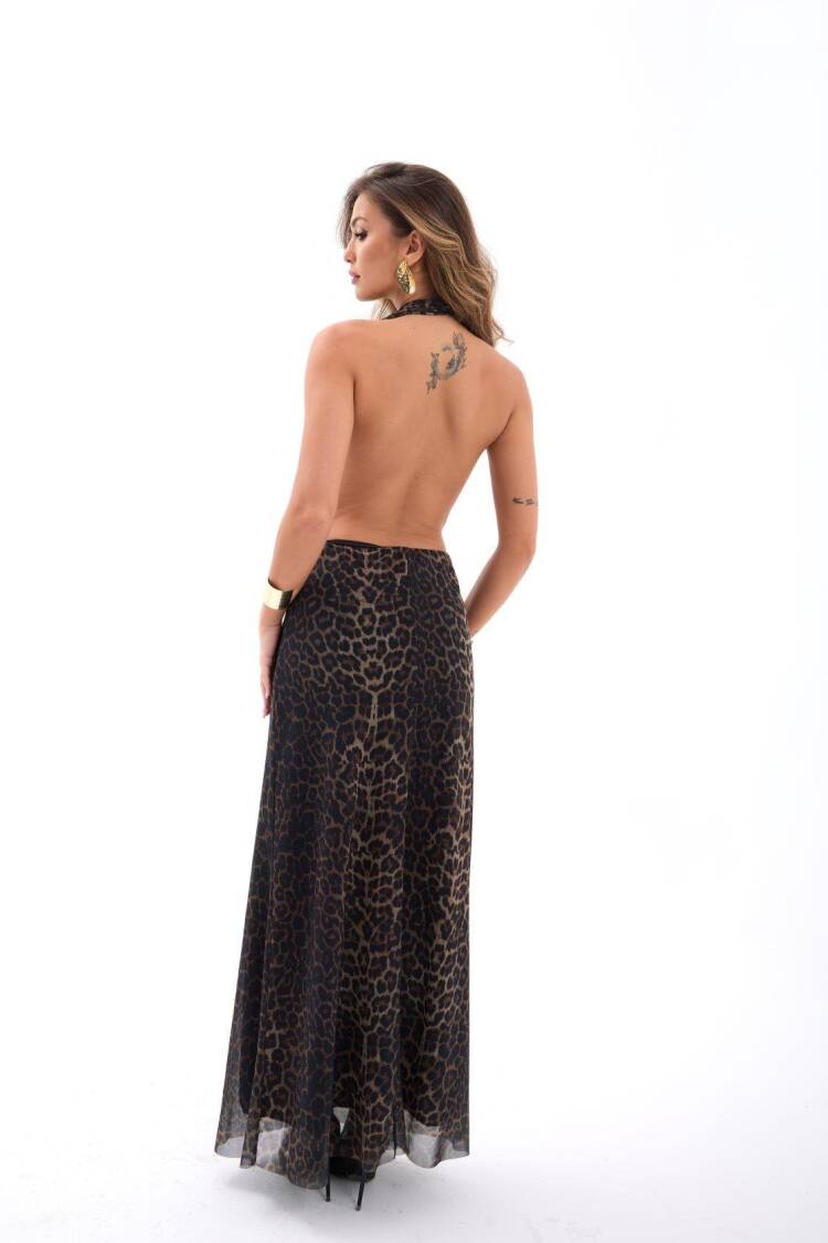 Brown Sexy Elegant Glam Formal Dress