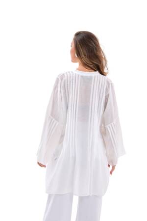 Casual Elegant Modest Boho Long Sleeve Shirt - Brand: Fame - Women's Clothing Wholesale - Globality Store