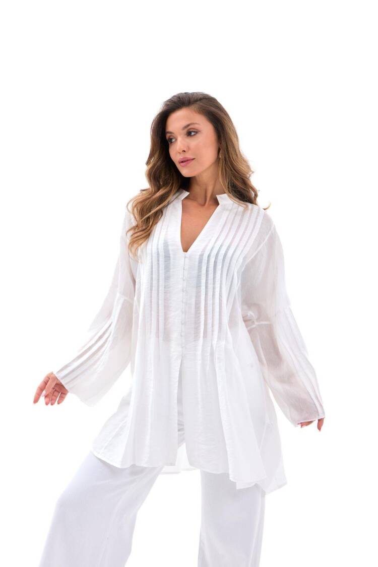 Casual Elegant Modest Boho Long Sleeve Shirt