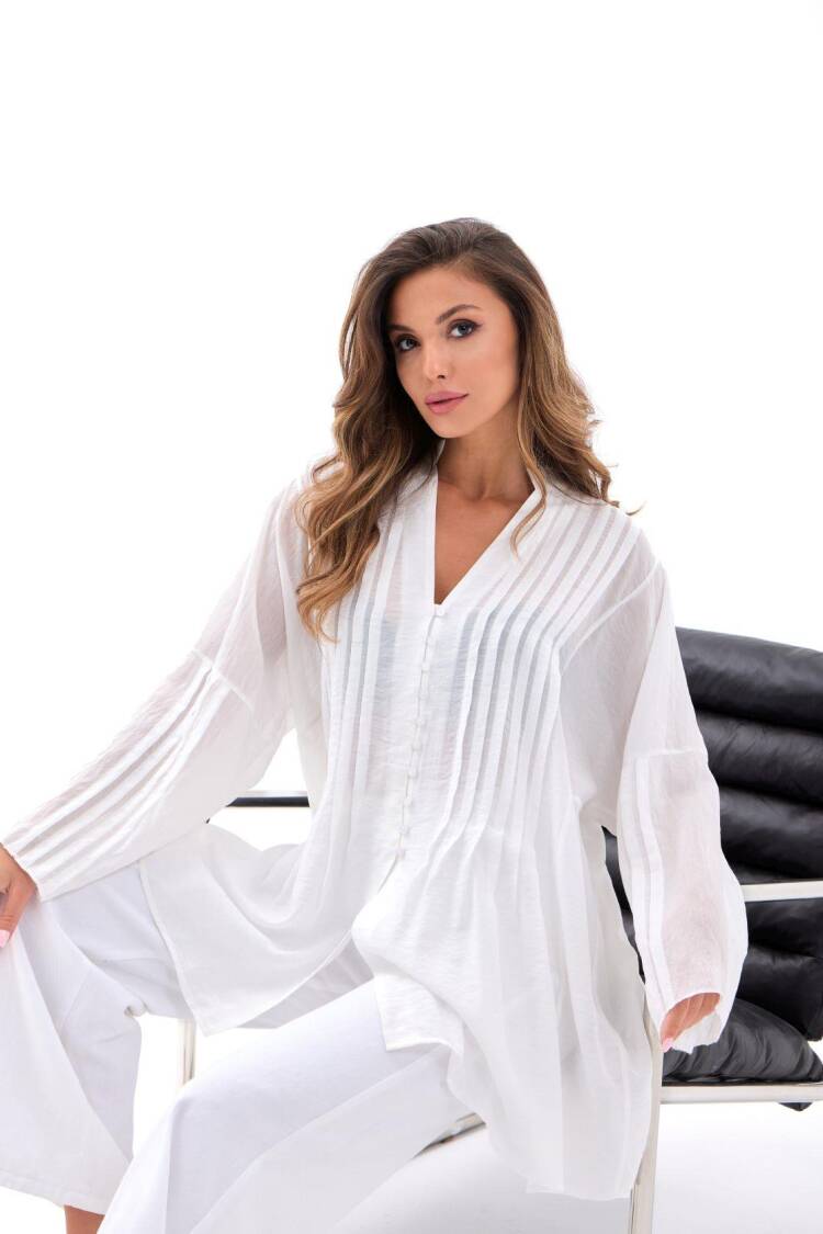 Casual Elegant Modest Boho Long Sleeve Shirt