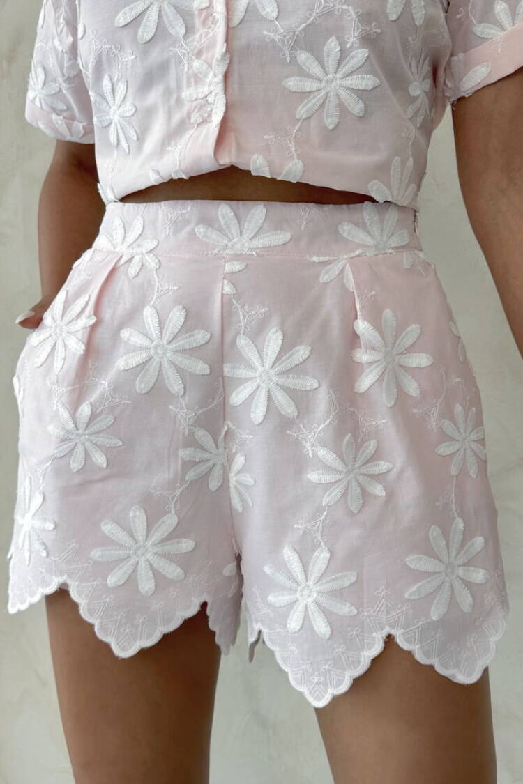 Casual High Waist Paper Bag Shorts