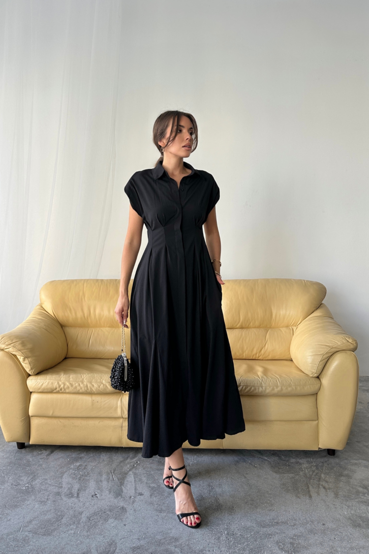 ElegantFit And Flare Maxi Dress