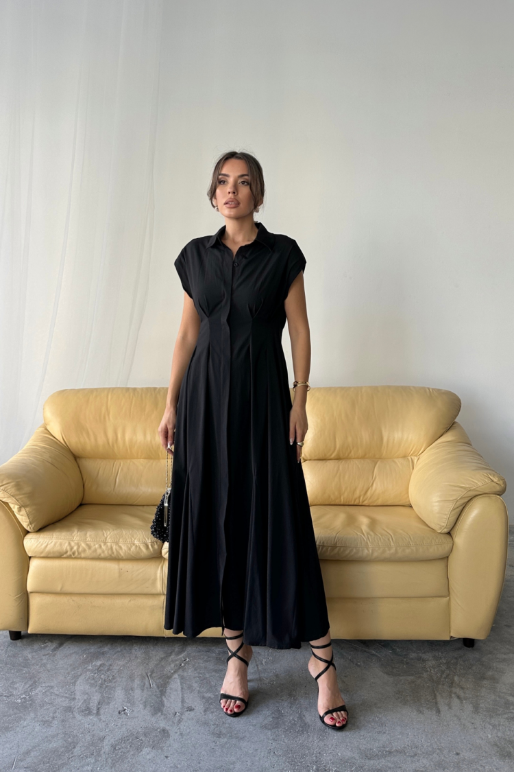 ElegantFit And Flare Maxi Dress