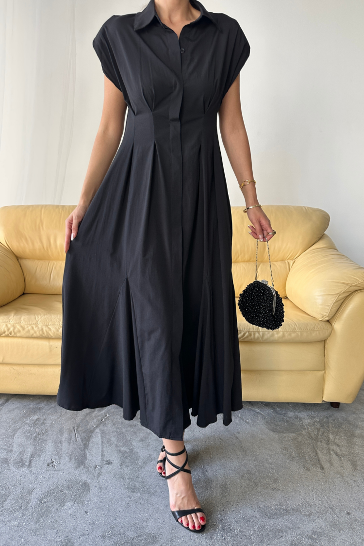 ElegantFit And Flare Maxi Dress