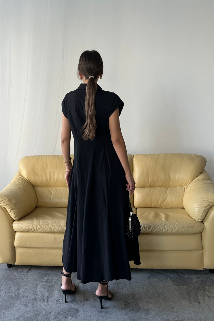 ElegantFit And Flare Maxi Dress