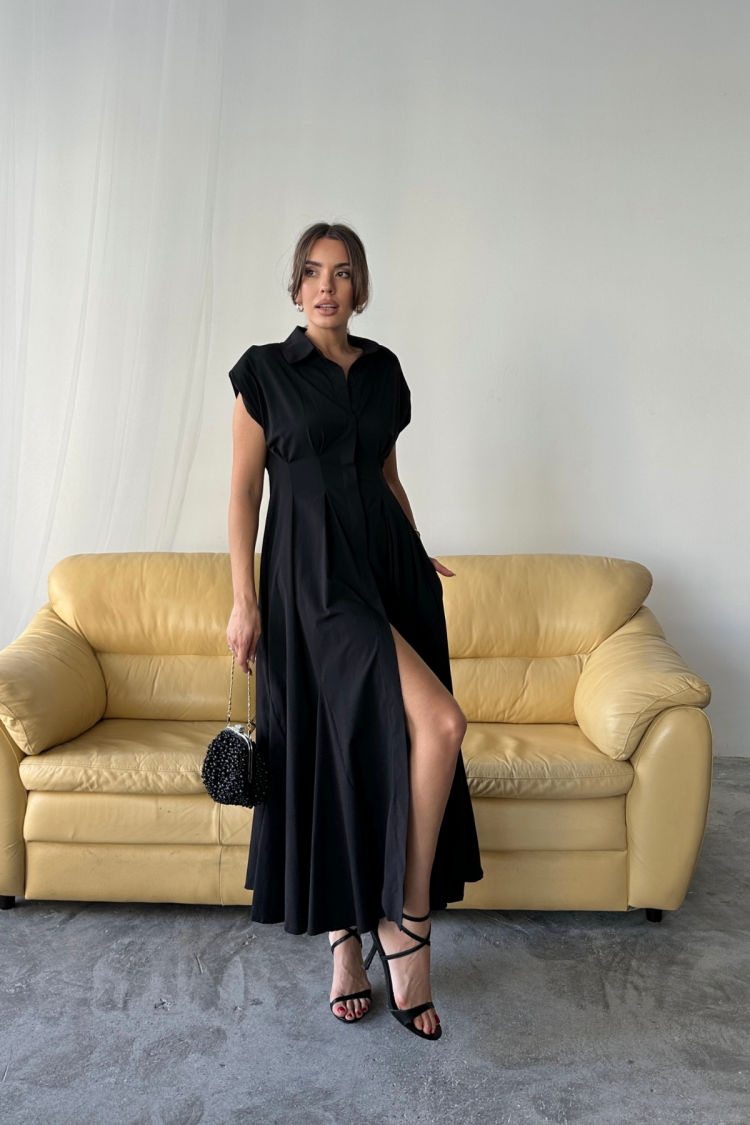 ElegantFit And Flare Maxi Dress