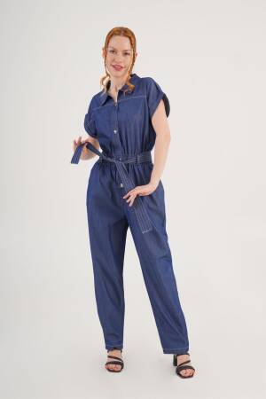 Blue Casual Sport Streetwear Shirt - Brand: Lustrin - Women's Clothing Wholesale - Globality Store