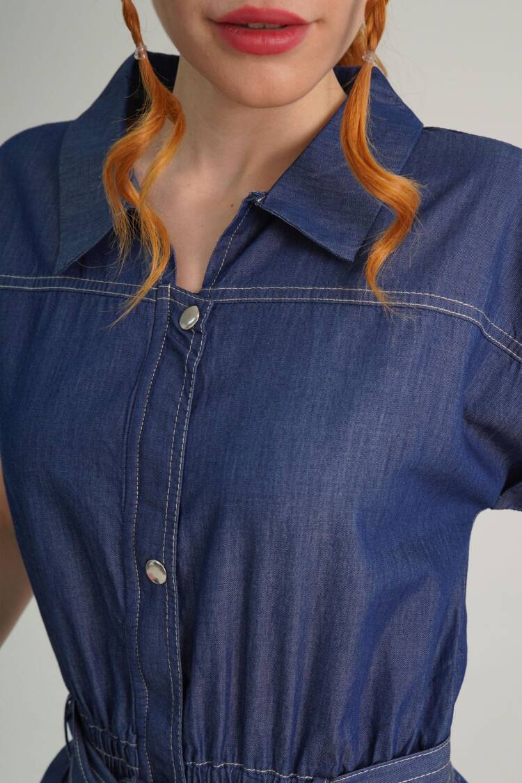 Blue Casual Sport Streetwear Shirt