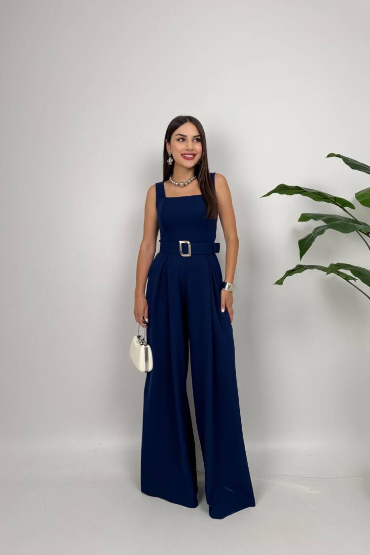 Elegant Tailored Jumpsuit - Brand: Miss Janell - Women's Clothing Wholesale - Globality Store
