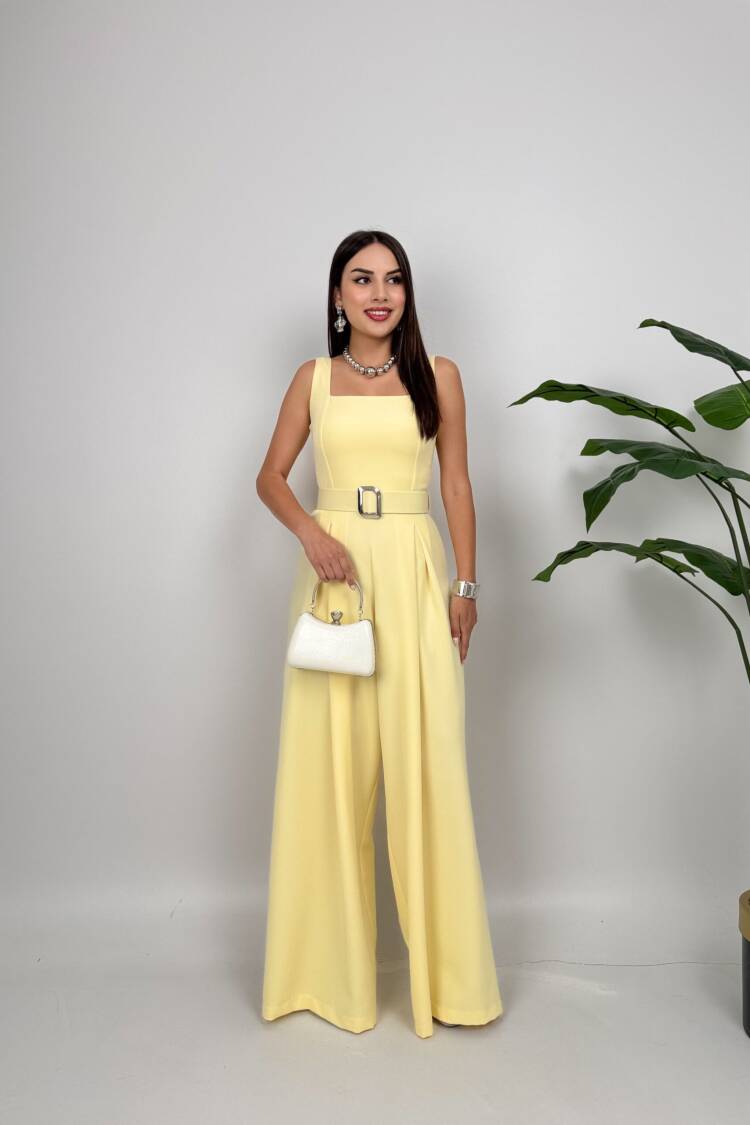 Elegant Fitted Sleeveless Jumpsuit - Brand: Miss Janell - Women's Clothing Wholesale - Globality Store