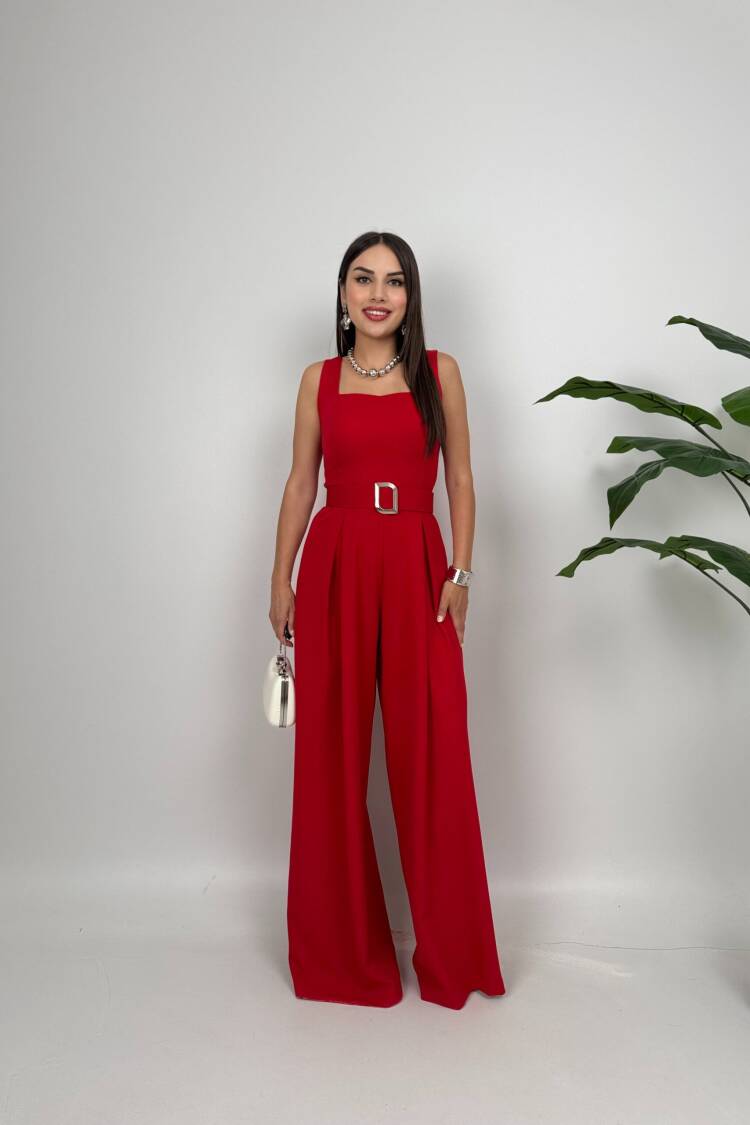 Elegant Tailored Jumpsuit - Brand: Miss Janell - Women's Clothing Wholesale - Globality Store