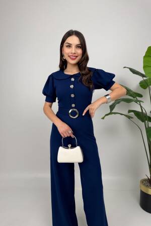 Tailored Jumpsuit - Brand: Miss Janell - Women's Clothing Wholesale - Globality Store