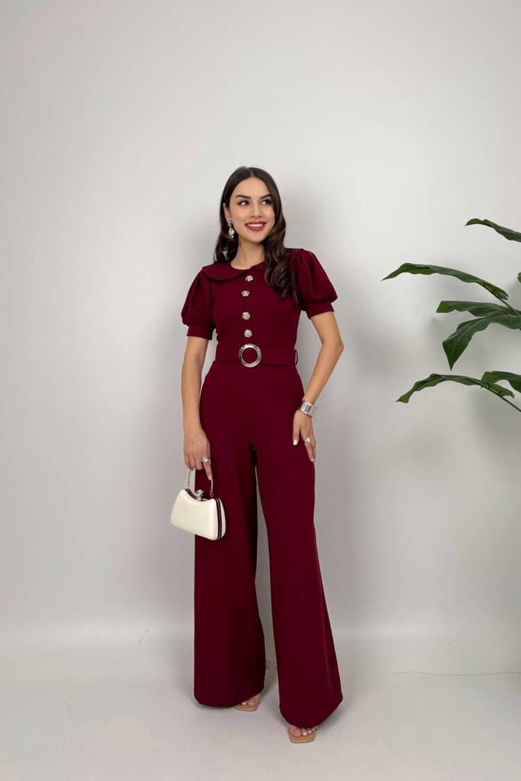 Tailored Jumpsuit - Brand: Miss Janell - Women's Clothing Wholesale - Globality Store