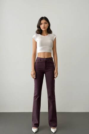 Jeans Bootcut Flare Leg High Waist - Brand: LACARINO - Women's Clothing Wholesale - Globality Store