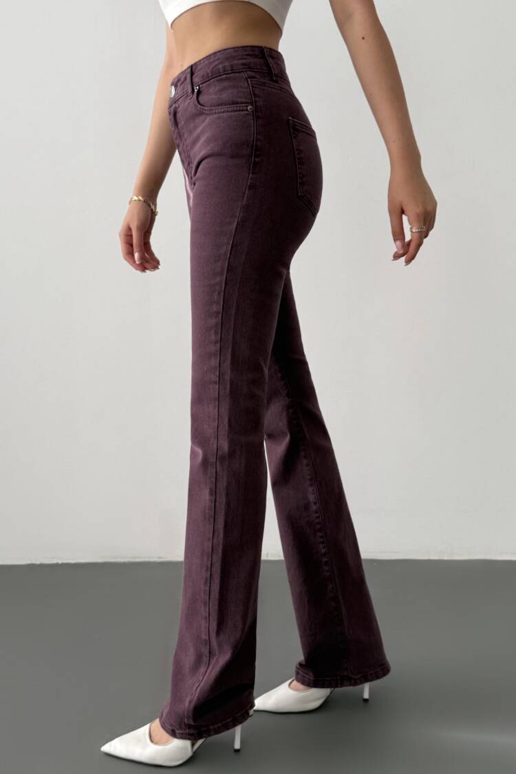 Jeans Bootcut Flare Leg High Waist