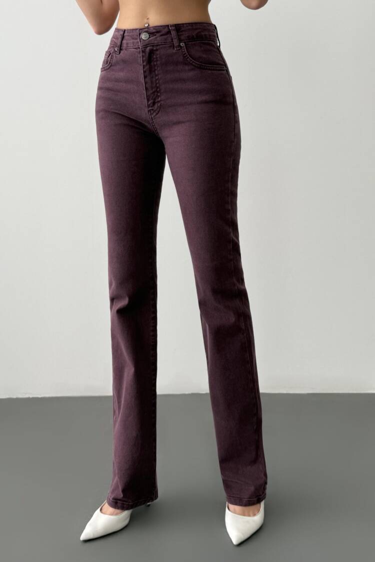 Jeans Bootcut Flare Leg High Waist - Brand: LACARINO - Women's Clothing Wholesale - Globality Store