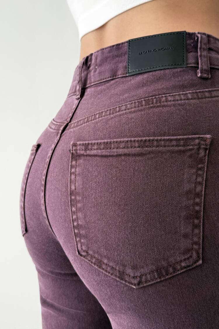 Jeans Bootcut Flare Leg High Waist