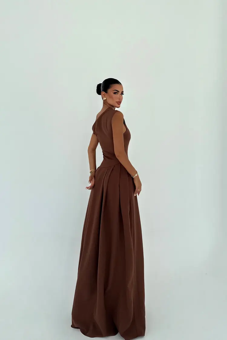Elegant Formal Glam A-Line Dress