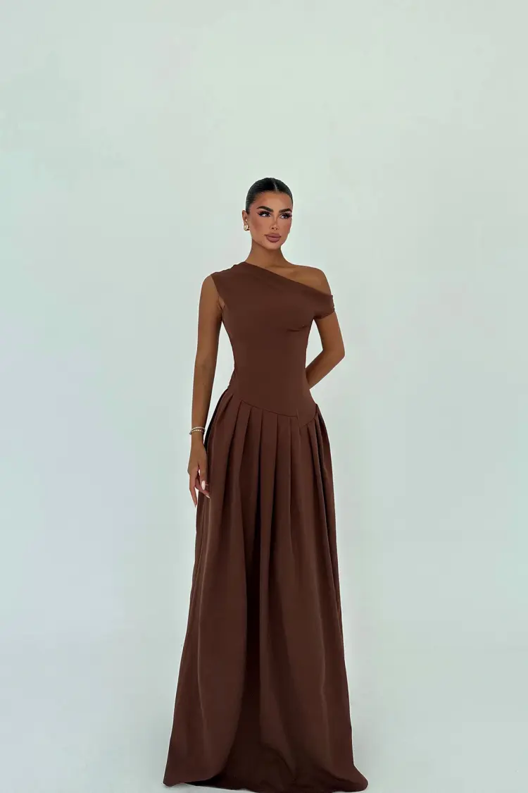 Elegant Formal Glam A-Line Dress - Brand: EYYO ATELIER - Women's Clothing Wholesale - Globality Store