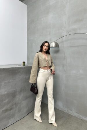 Elegant Casual Jeans With Flare Leg - Brand: LACARINO - Women & Kids, Baby Clothes Wholesale - Globality Store