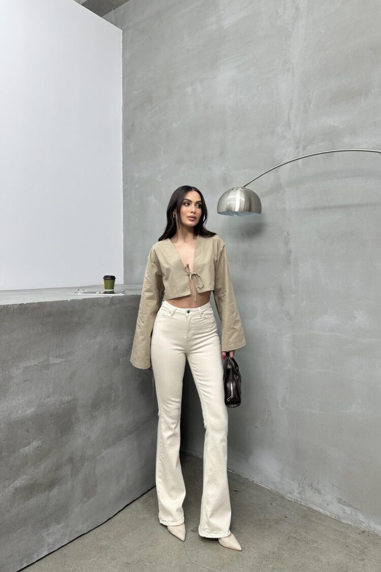 Elegant Casual Jeans With Flare Leg