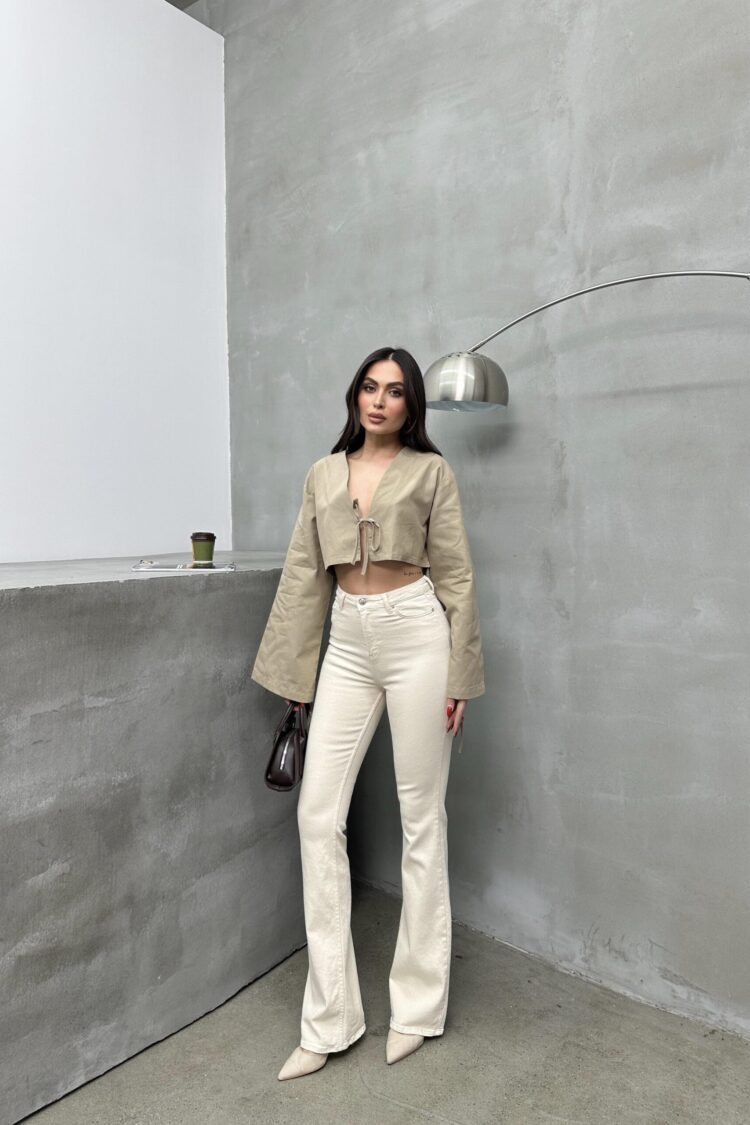 Elegant Casual Jeans With Flare Leg