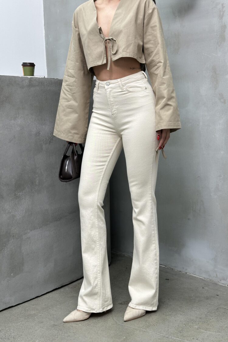 Elegant Casual Jeans With Flare Leg