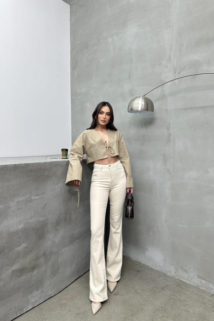 Elegant Casual Jeans With Flare Leg