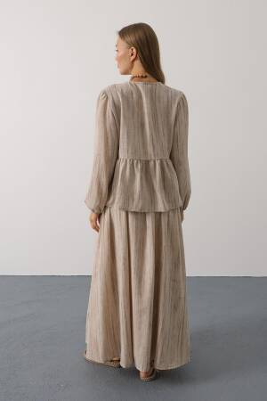 Boho Striped Maxi Skirt Set - Brand: Reyon - Women's Clothing Wholesale - Globality Store