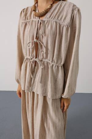 Boho Striped Maxi Skirt Set - Brand: Reyon - Women's Clothing Wholesale - Globality Store