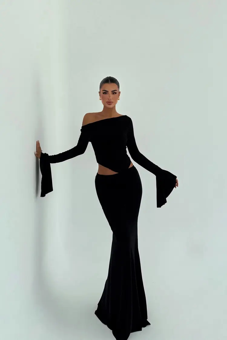 Sexy Elegant Mermaid Maxi Set - Brand: EYYO ATELIER - Women's Clothing Wholesale - Globality Store