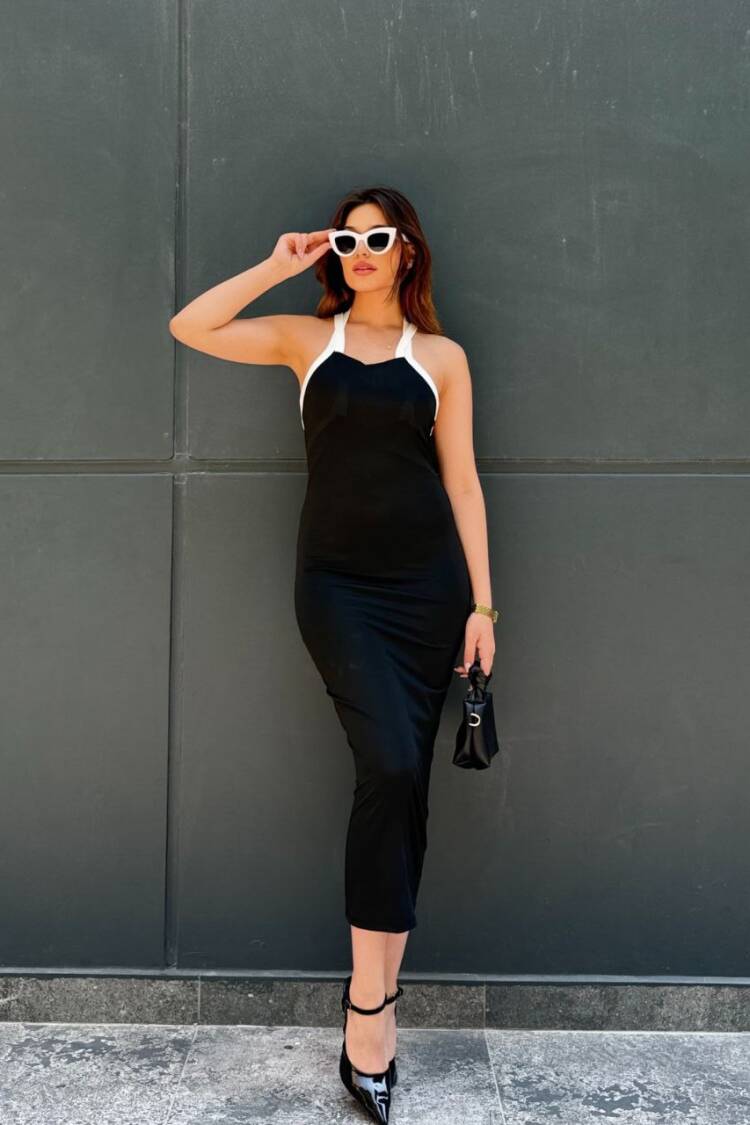 Black Sexy Elegant Bodycon Dress