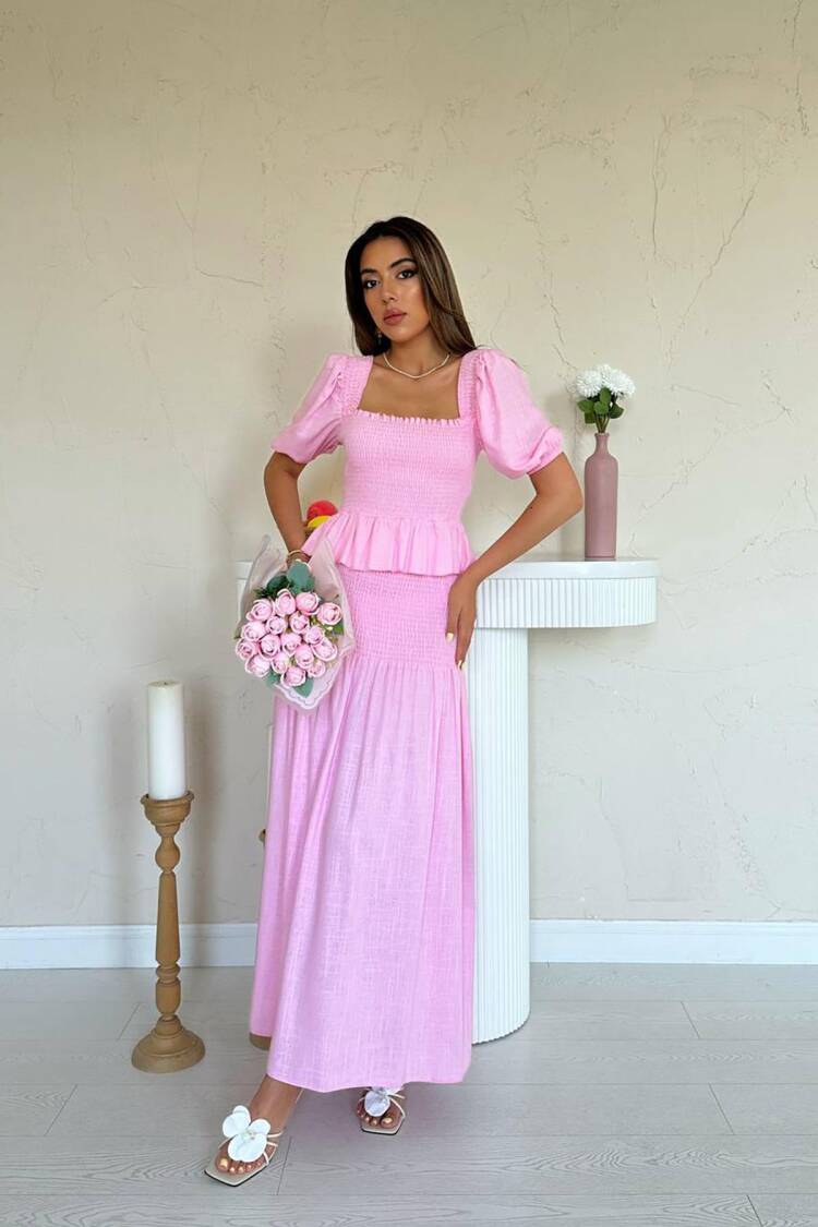 Elegant Fitted Maxi Skirt Set - Brand: Elisa - Women's Clothing Wholesale - Globality Store