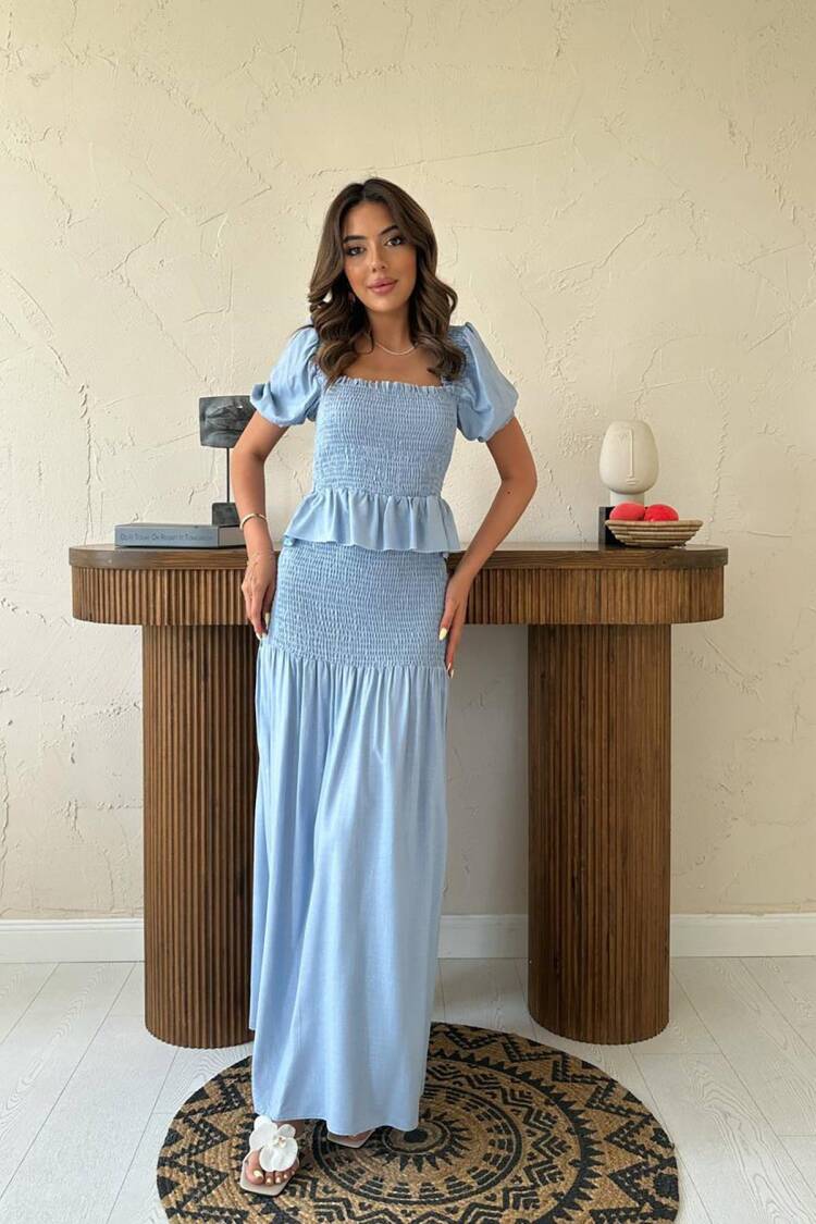 Casual Elegant Modest Set - Brand: Elisa - Women's Clothing Wholesale - Globality Store