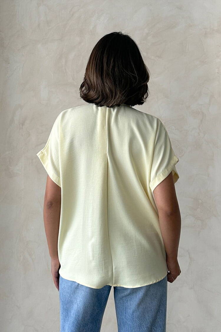Casual Boho Polo Neck Shirt