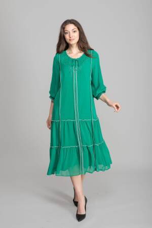 Modest Elegant Shift Dress - Brand: GUMANIZE - Women's Clothing Wholesale - Globality Store