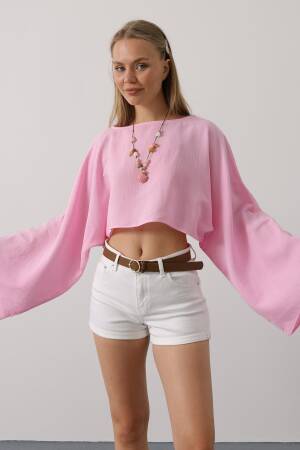 Blouse With Bell Sleeves And Oversized Fit - Brand: Reyon - Women's Clothing Wholesale - Globality Store